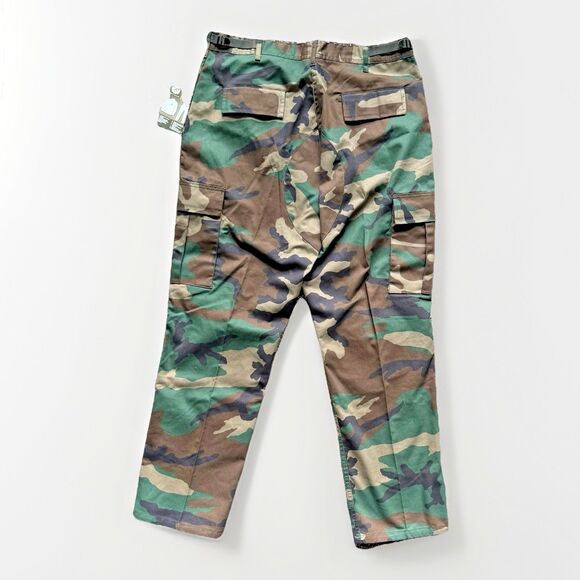 Rothco Woodland Camo Tactical BDU Pants size L 35-39" Style 7941 - Picture 3 of 6